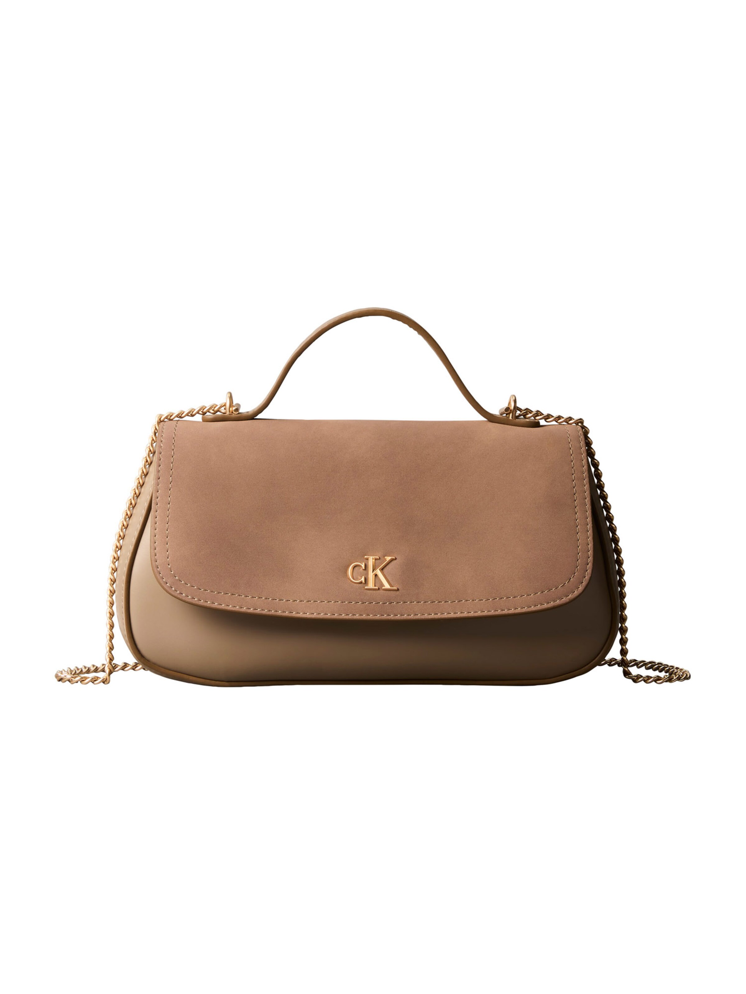 Calvin KleinRučna torbica - smeđa boja: prednji dio