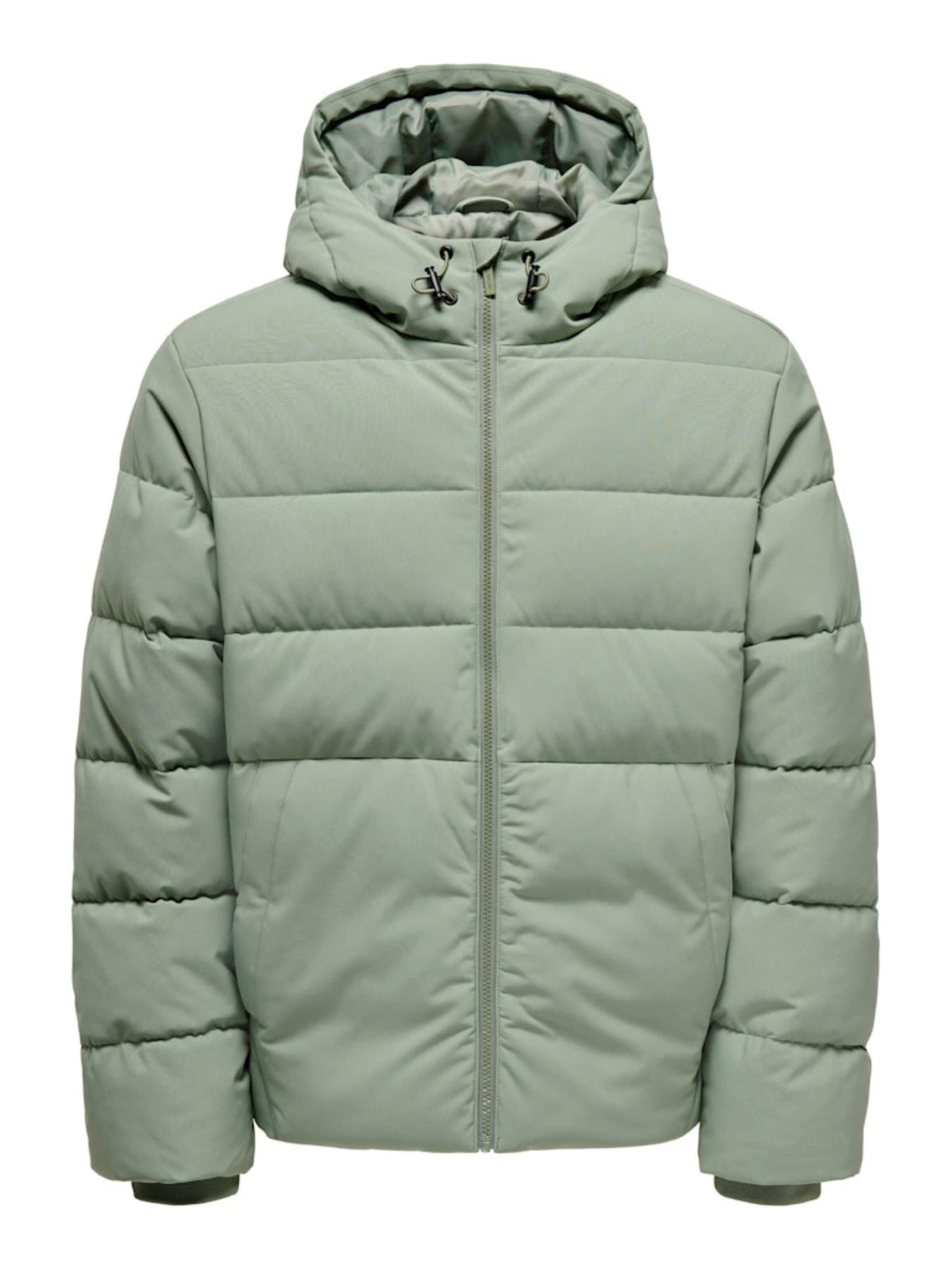 Veste d’hiver '22030170' Only & Sons en vert : devant