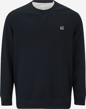 s.OliverSweater majica - plava boja: prednji dio