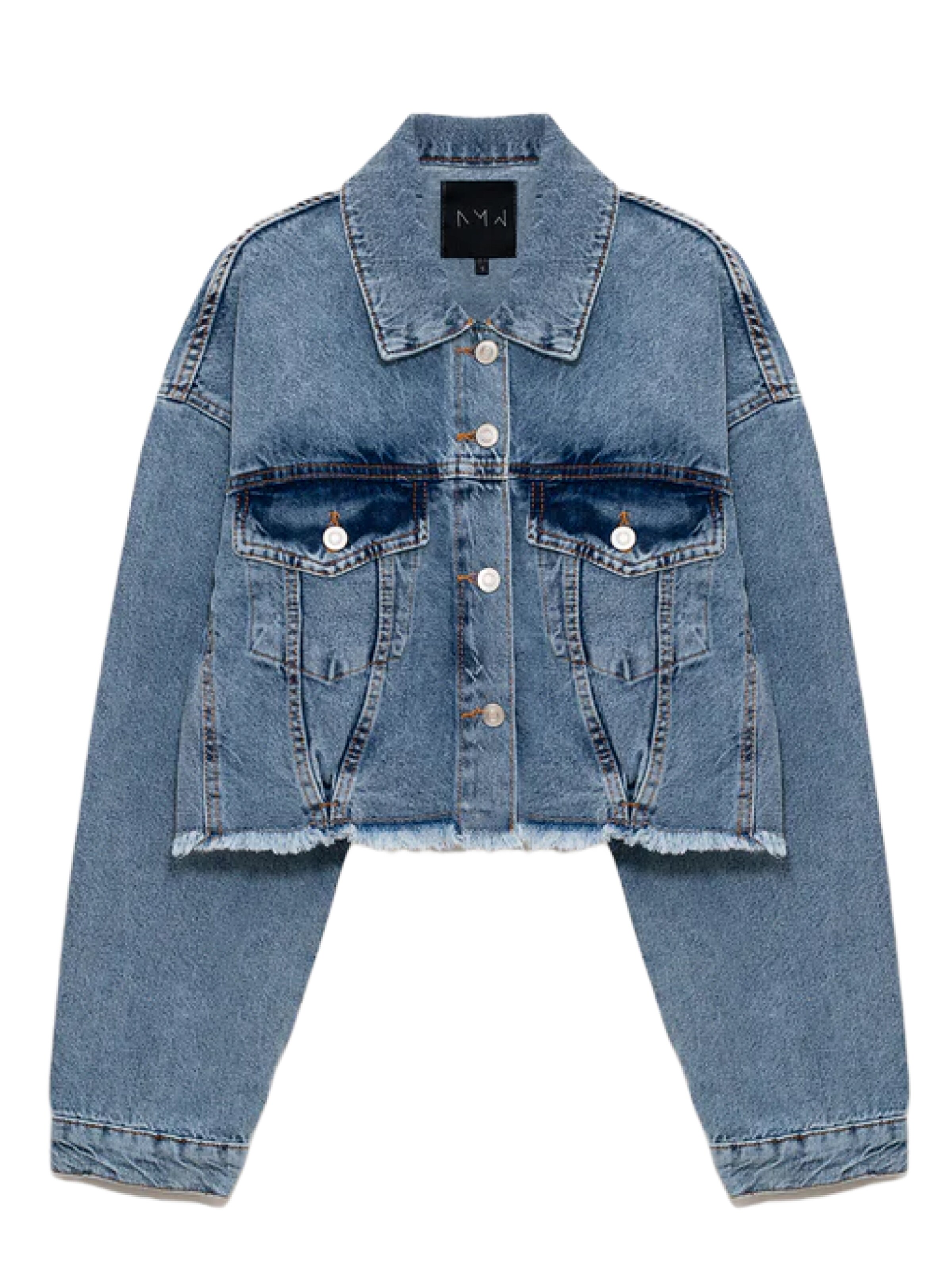 No Matter What Between-season jacket in Blue: front