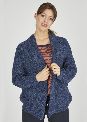 eve in paradise Knit Cardigan 'Barbara' in Blue: front