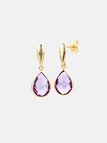 Boucles d'oreilles DIAMANT LETERNEL en jaune