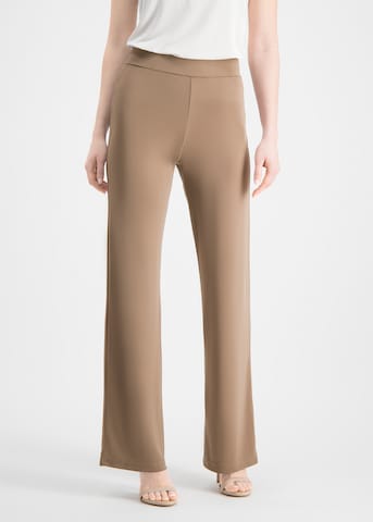 Nicowa Wide leg Broek 'Pantova' in Beige: voorkant