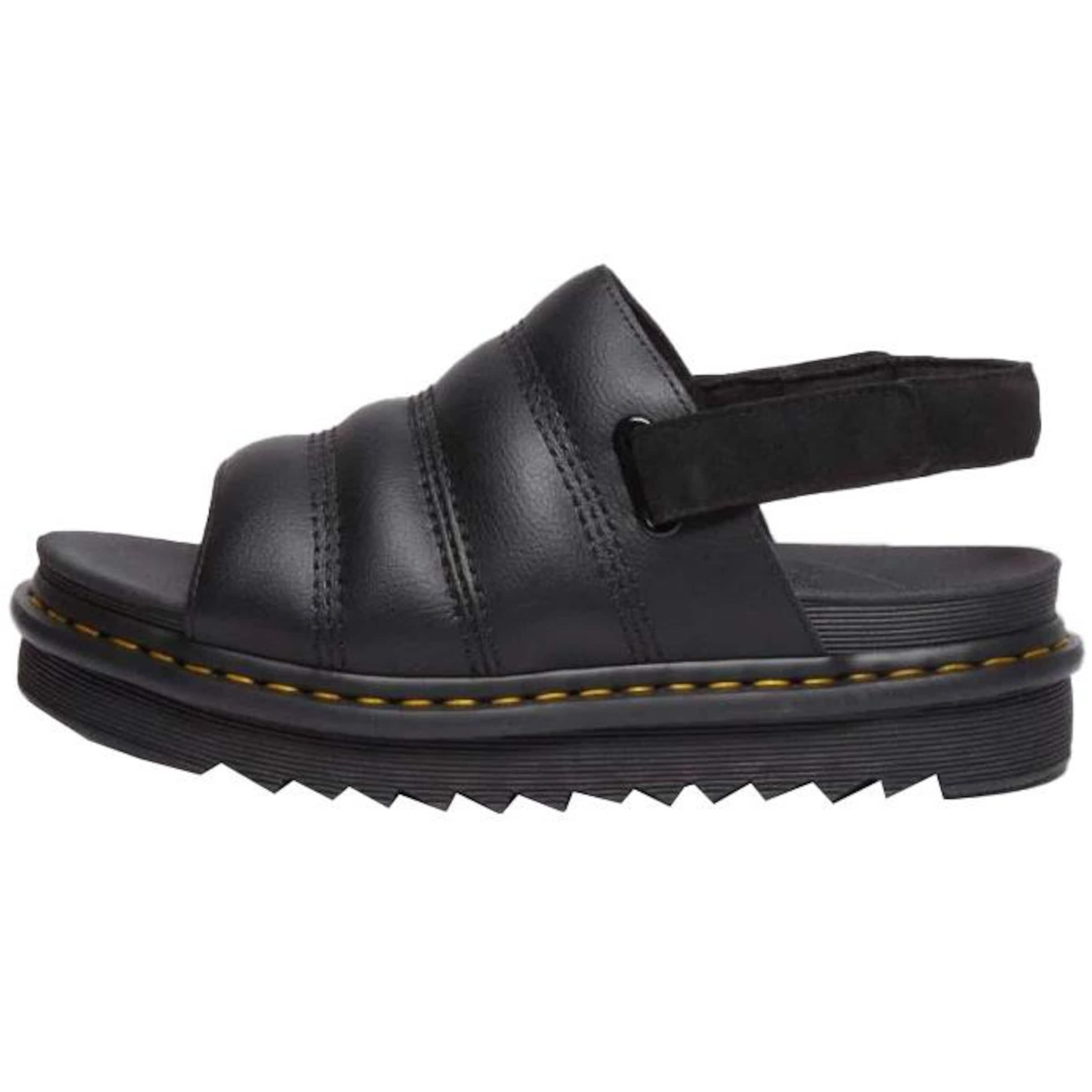 Dr. Martens Sandale in Schwarz: Vorderseite