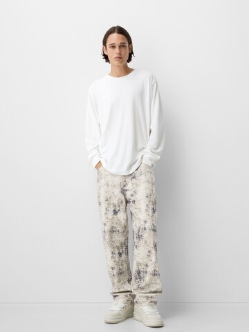 Bershka Loosefit Jeans in Groen