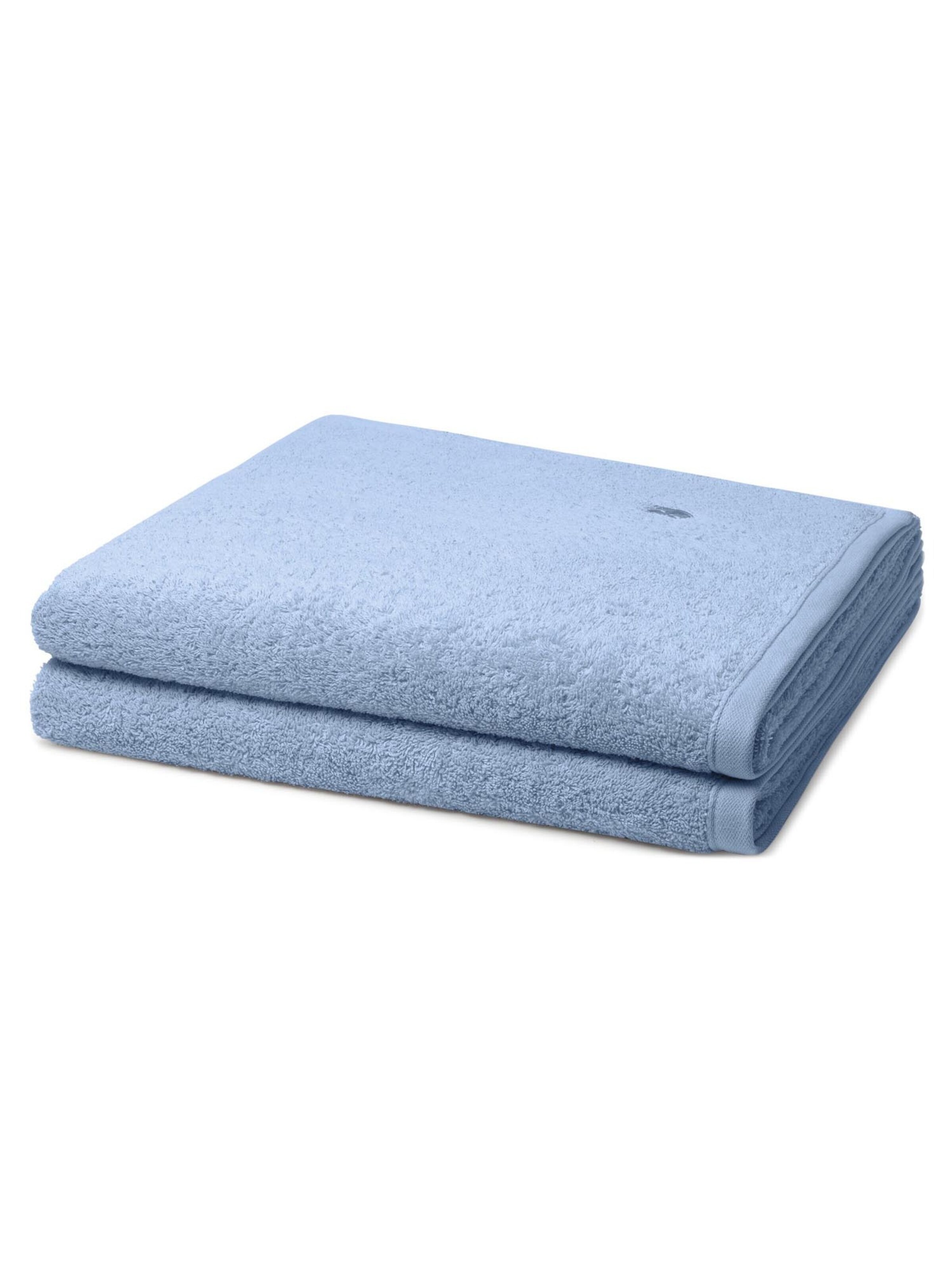 ROSS Handtuch 'Vita'‌‌‌‌‌‌‌ in Blau: Vorderseite