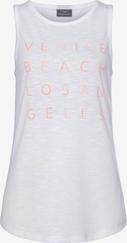 VENICE BEACH Top in White: front