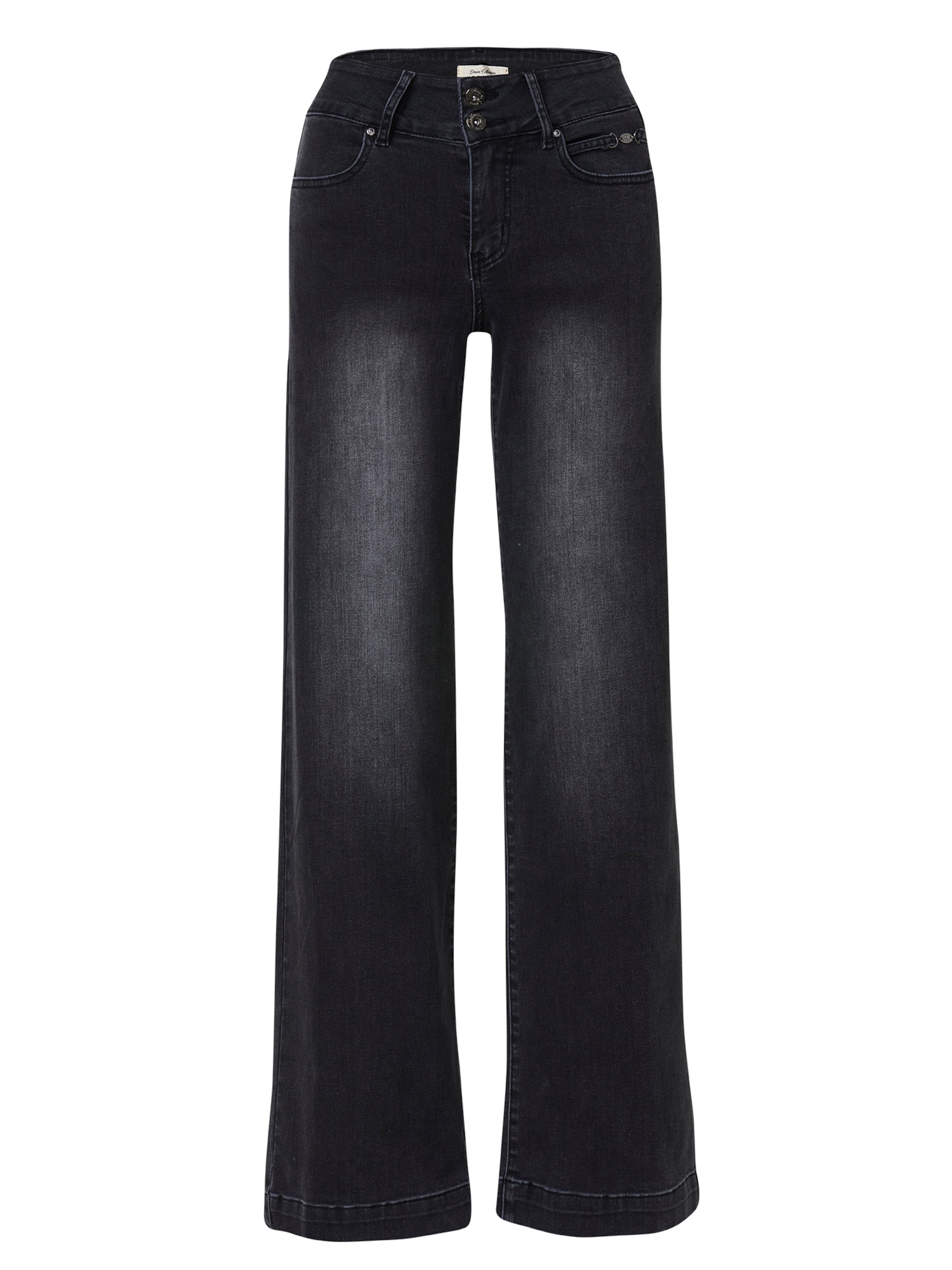 juoda KOROSHI Standartinis Džinsai: priekis