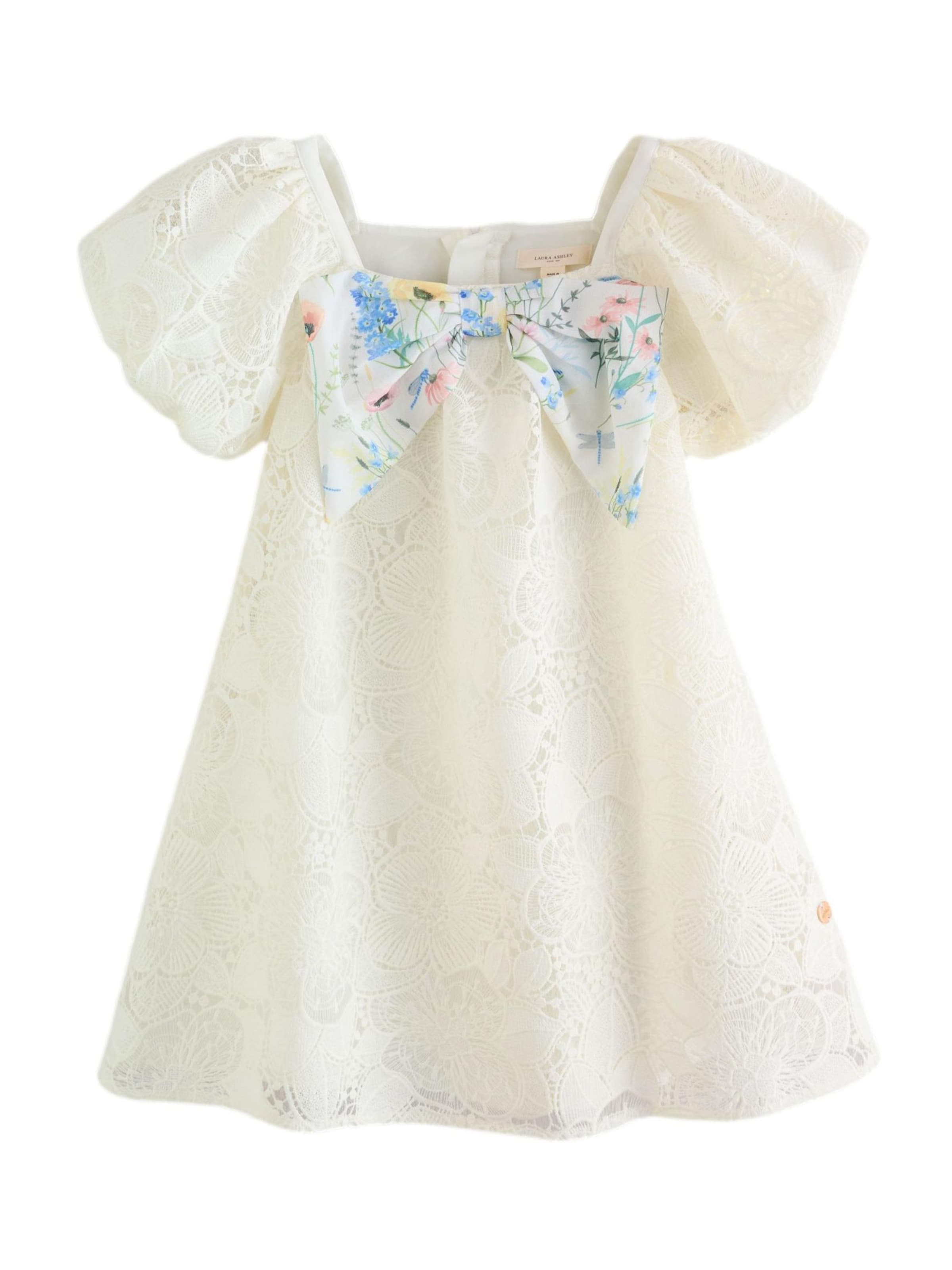 LAURA ASHLEY Φόρεμα σε λευκό: μπροστά