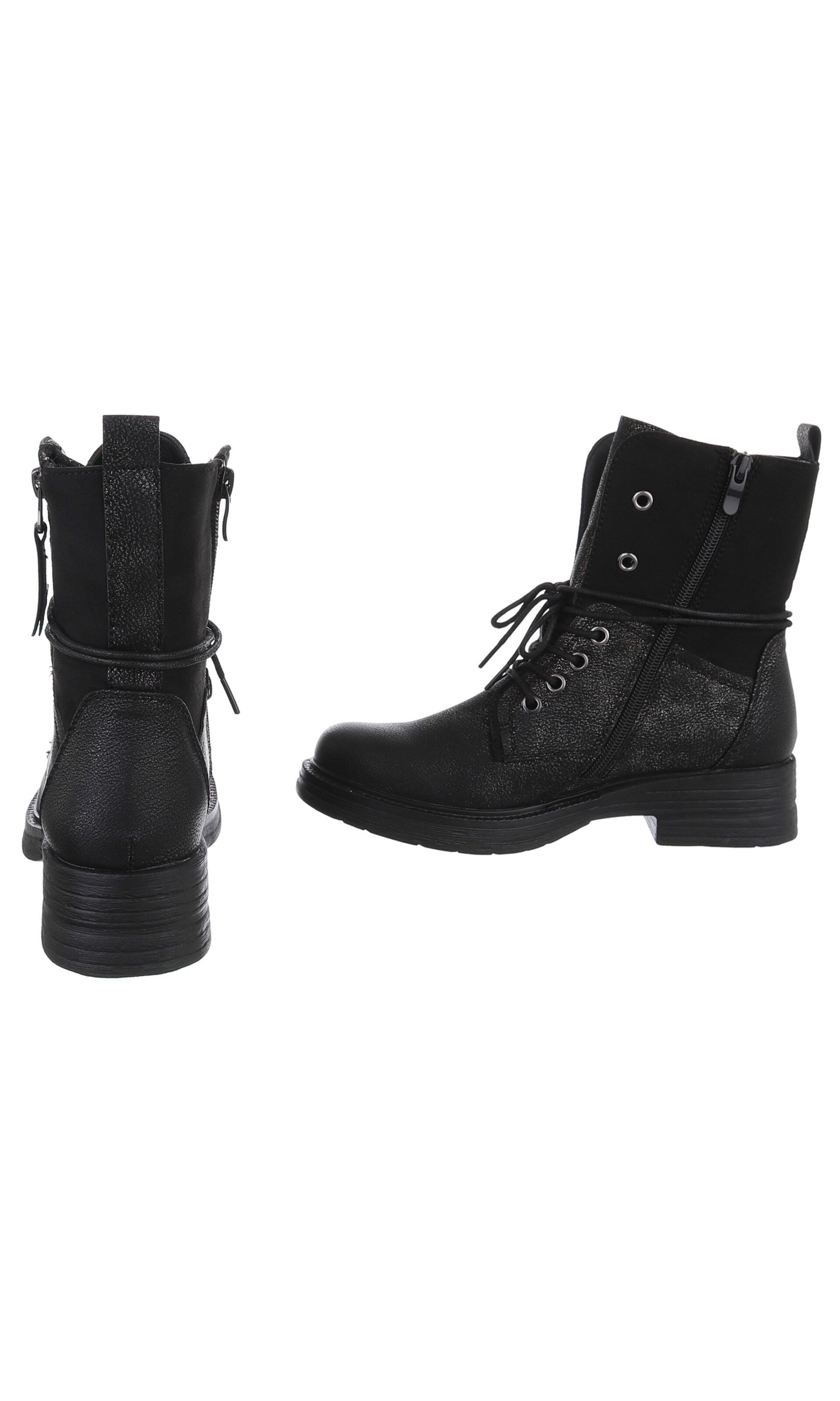 Ital-Design Stiefeletten in Schwarz