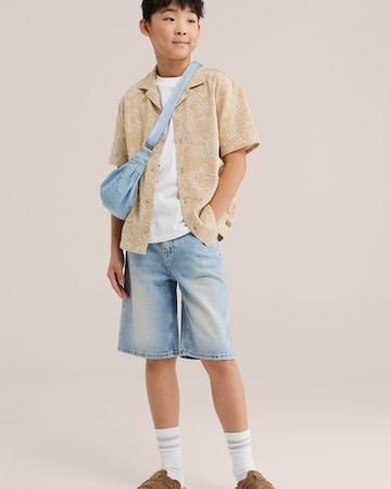 WE Fashion Regular fit Srajca | bež barva