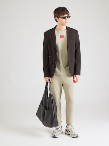 HUGO Koszulka 'Diragolino212' w kolorze zielony