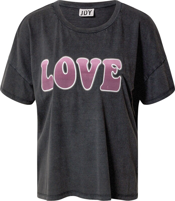 JDY T-Shirt 'ROCKIE' in Schwarz JDY T-Shirt 'ROCKIE' in Schwarz
