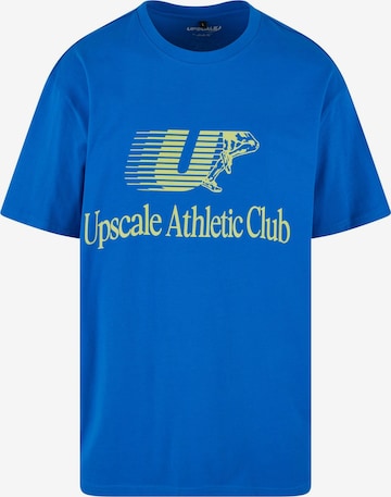 T-Shirt 'Athletic Club' MT Upscale en bleu : devant
