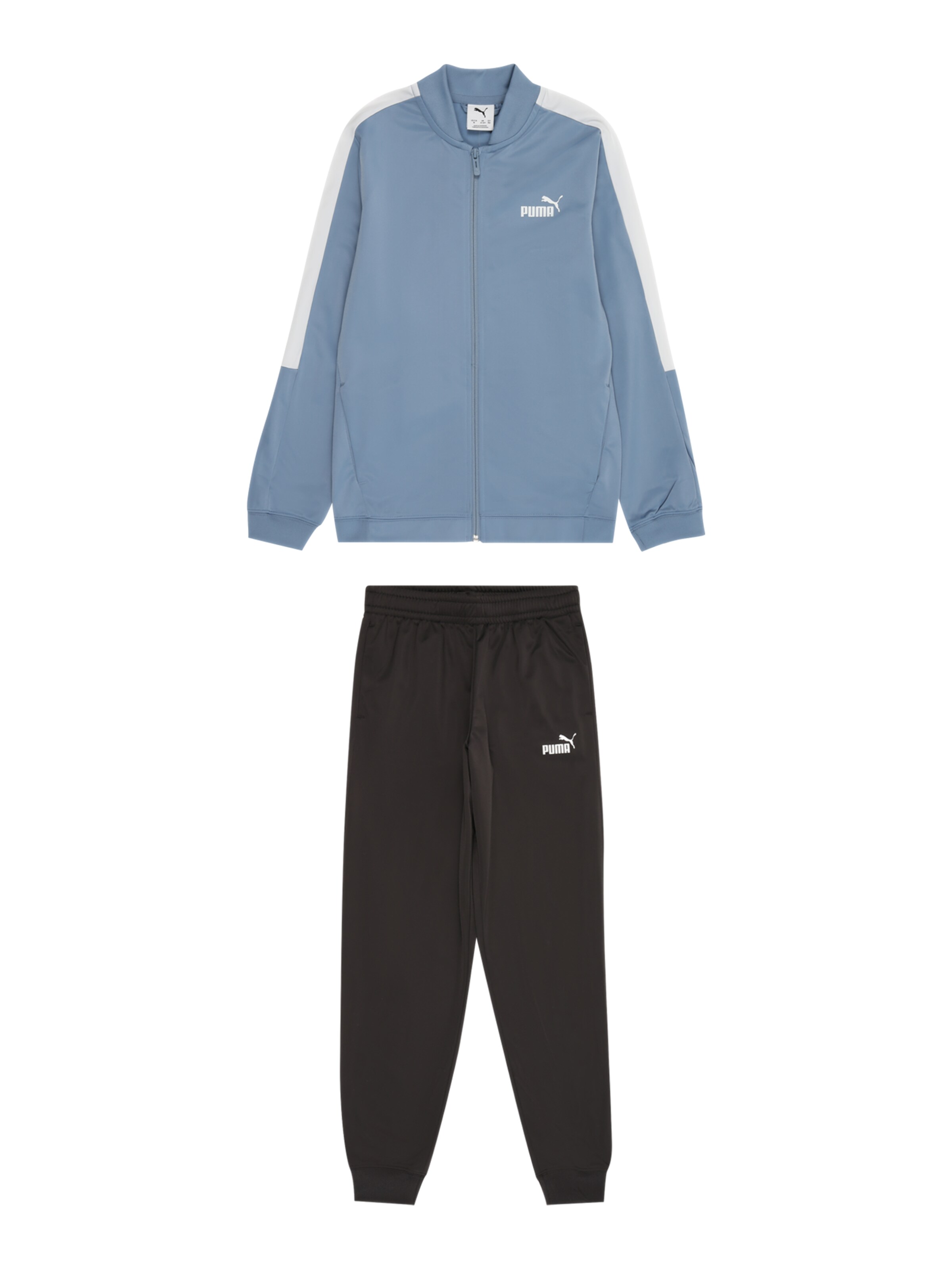 PUMA Костюм для бега в Синий: спереди