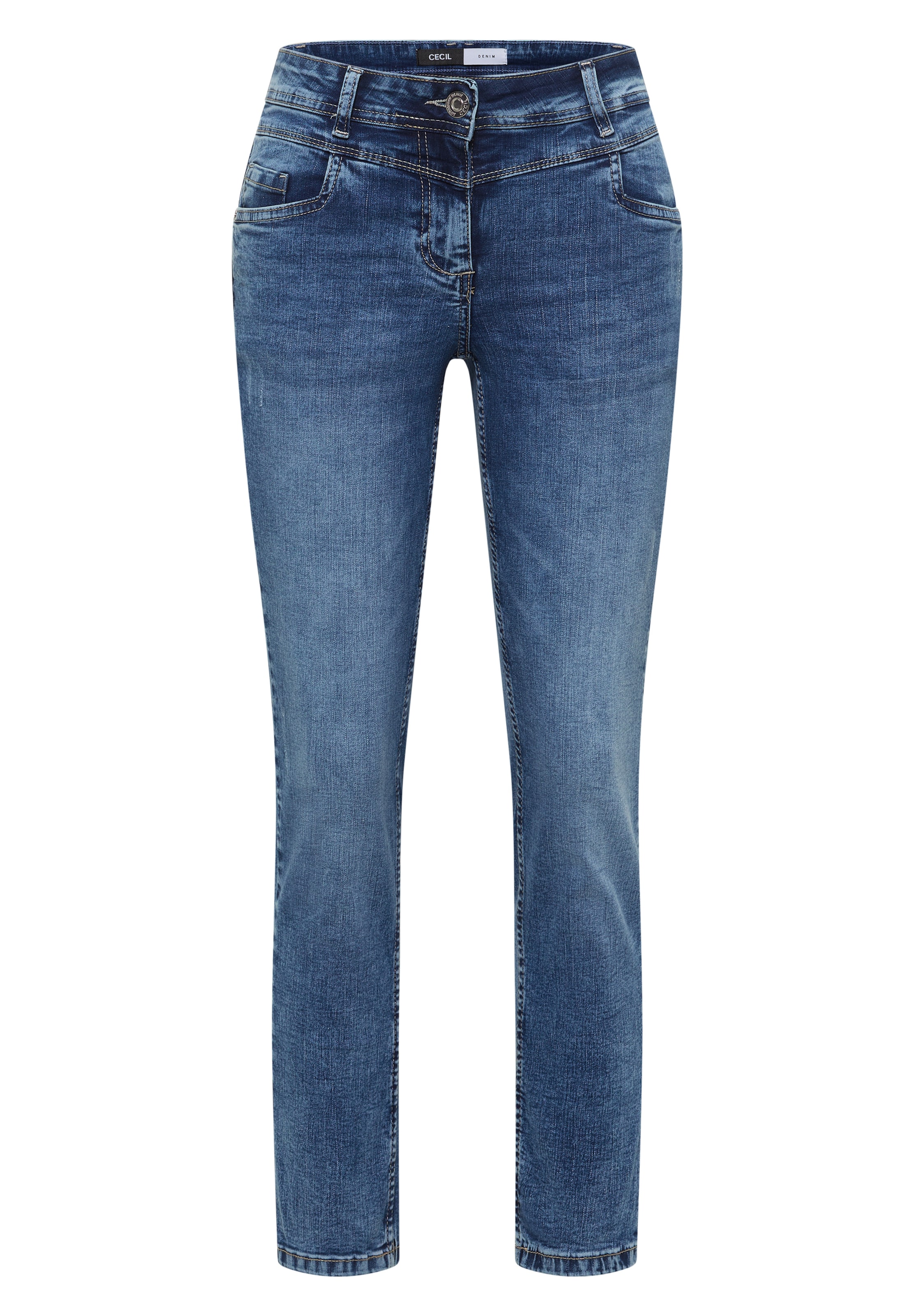 CECIL Regular Jeans in Blau: Vorderseite