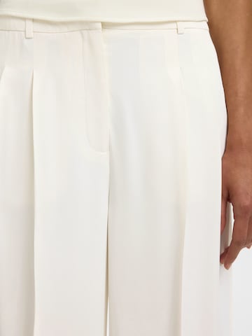 SELECTED Широкий Брюки со складками 'SLFELLIE' в Бежевый