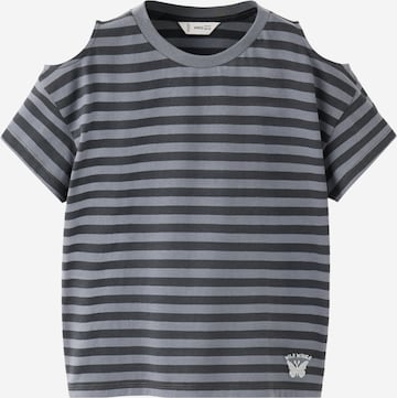 T-Shirt MANGO KIDS en gris : devant