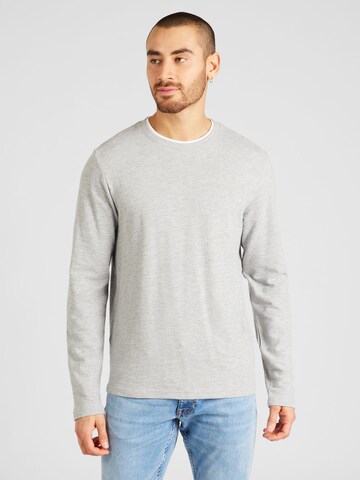 T-Shirt QS en gris : devant