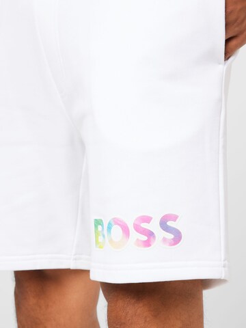 BOSS Regular Shorts 'Javon' in Weiß