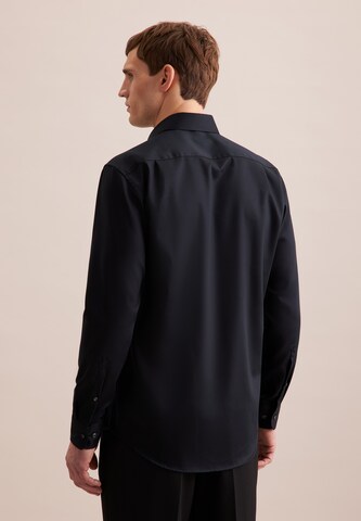 SEIDENSTICKER Regular fit Business shirt 'Smart Classics' in Black