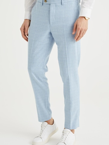 Coupe slim Pantalon WE Fashion en bleu : devant