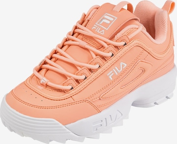 FILA Låg sneaker 'DISRUPTOR' i orange: framsida