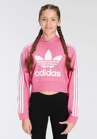 ADIDAS ORIGINALSSweater majica 'Adicolor ' - roza boja: prednji dio