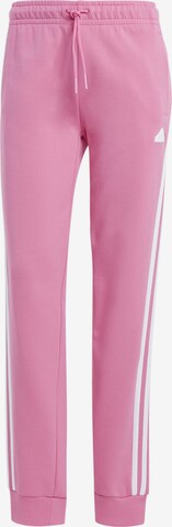 ADIDAS SPORTSWEAR Tapered Workout Pants in Pink: front