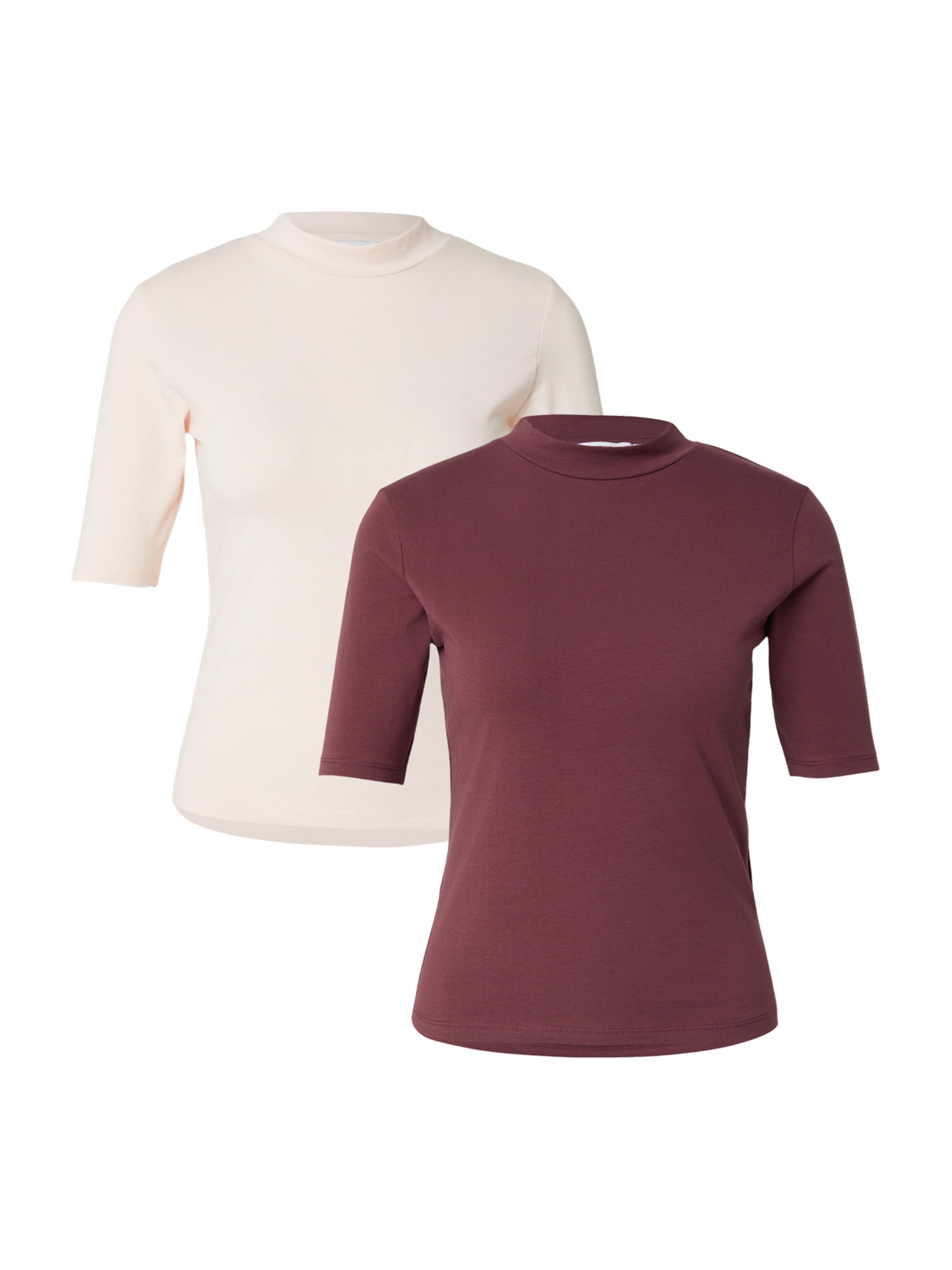 ABOUT YOU Shirt 'Lenni' in XS in Pastel pink / Bordeaux, Item view