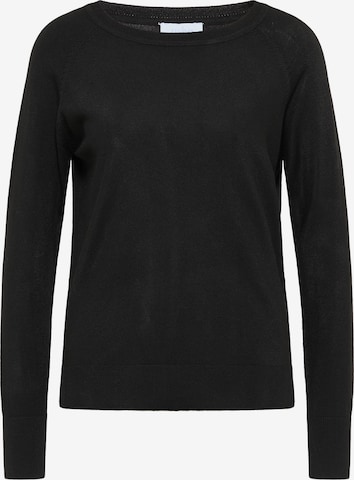 Pull-over usha BLUE LABEL en noir : devant