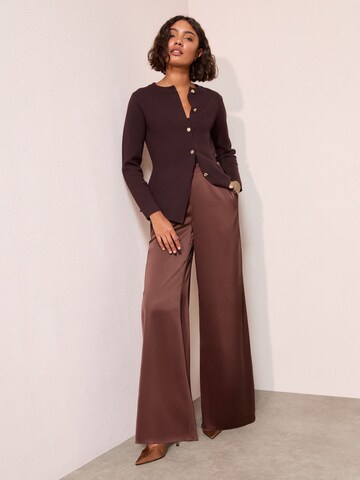 Friends Like These Szeroka nogawka Spodnie w kolorze brązowy