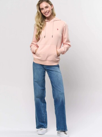 U.S. POLO ASSN. Trui ' Aba ' in Roze