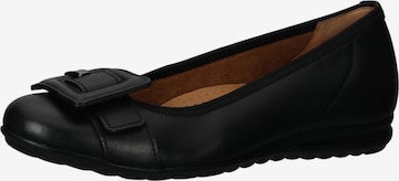 GABOR Ballet Flats in Black: front