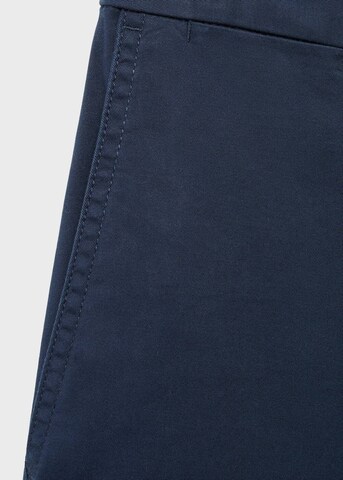 MANGO MAN Slimfit Shorts 'Gracia' in Blau