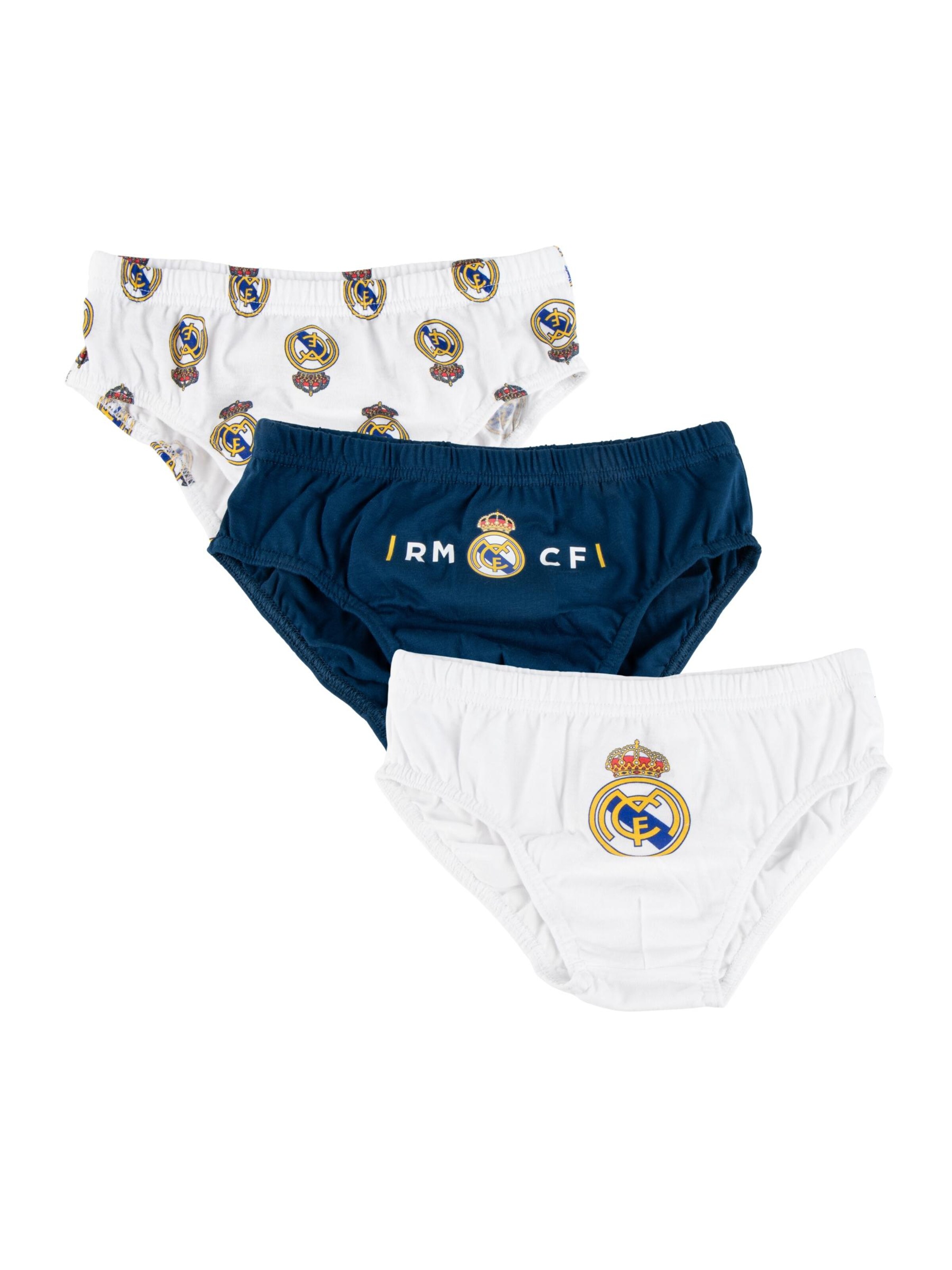 Ensemble de linge 'Jungen-Unterwäsche-Set Single Jersey 3-teilig Real Madrid' Cerdá en mélange de couleurs : devant