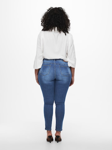 ONLY Carmakoma Skinny Jeans in Blau