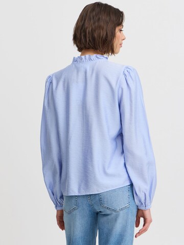 Chemisier 'Laya' ICHI en bleu