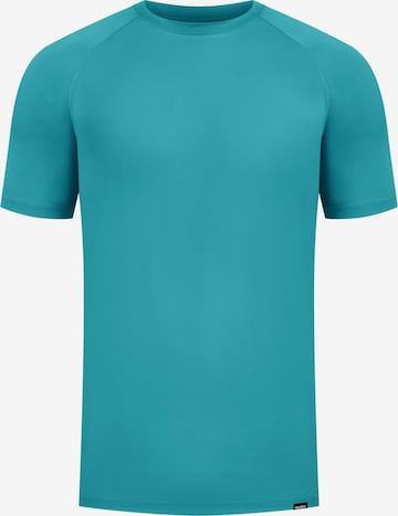 Smilodox T-Shirt Delian Casual Fit in Blau: Vorderseite