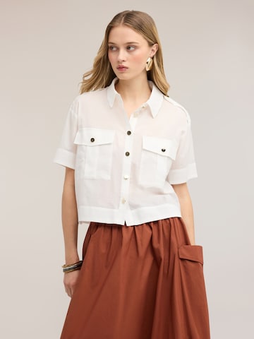 Camicia da donna di MOTIVI in bianco: frontale