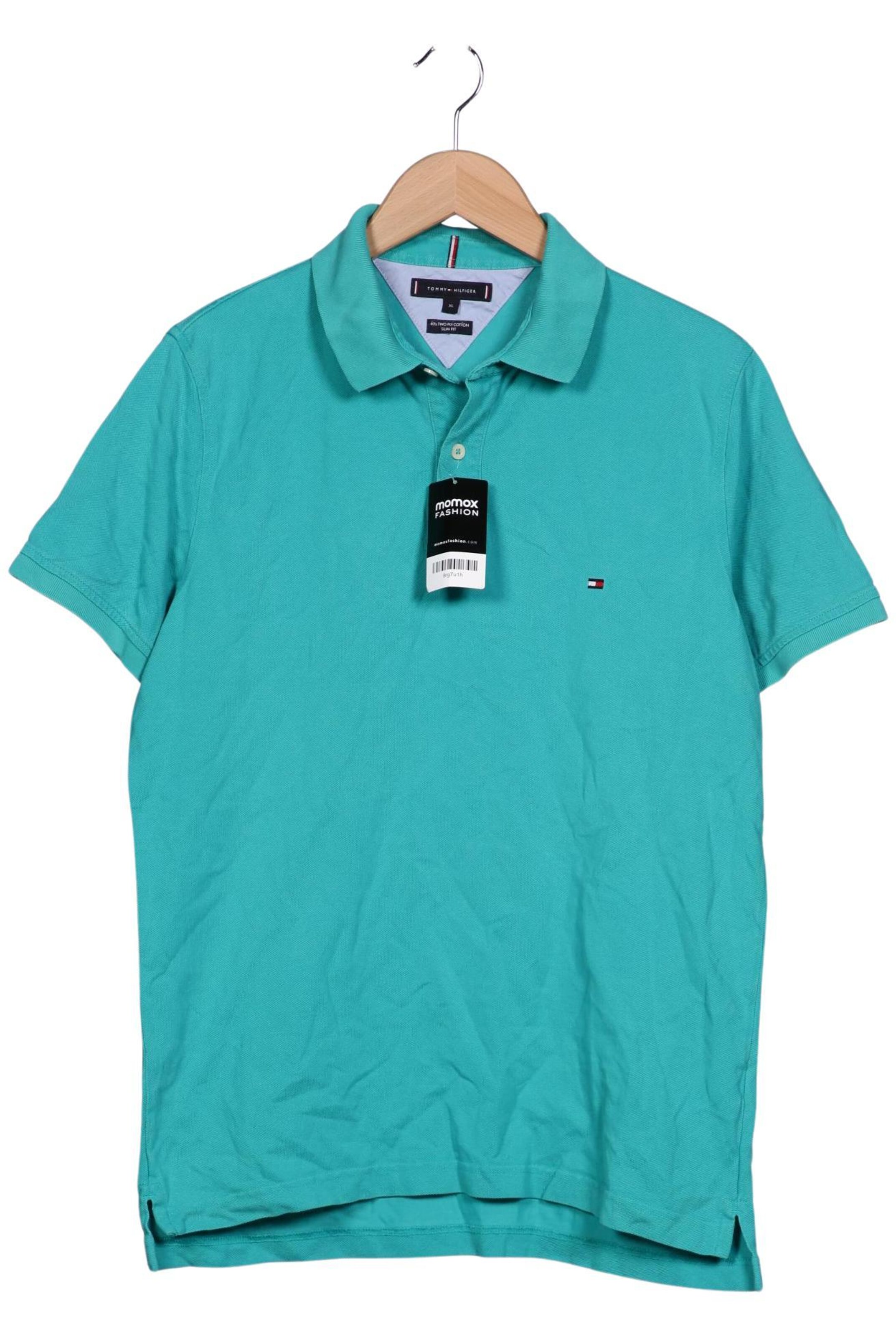 TOMMY HILFIGER Poloshirt in XL in türkis, Produktansicht
