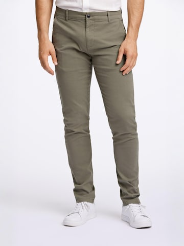 Coupe slim Pantalon chino Lindbergh en vert