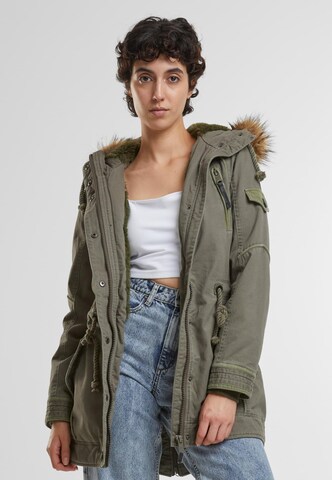 Brandit Winter parka 'Emma' in Green