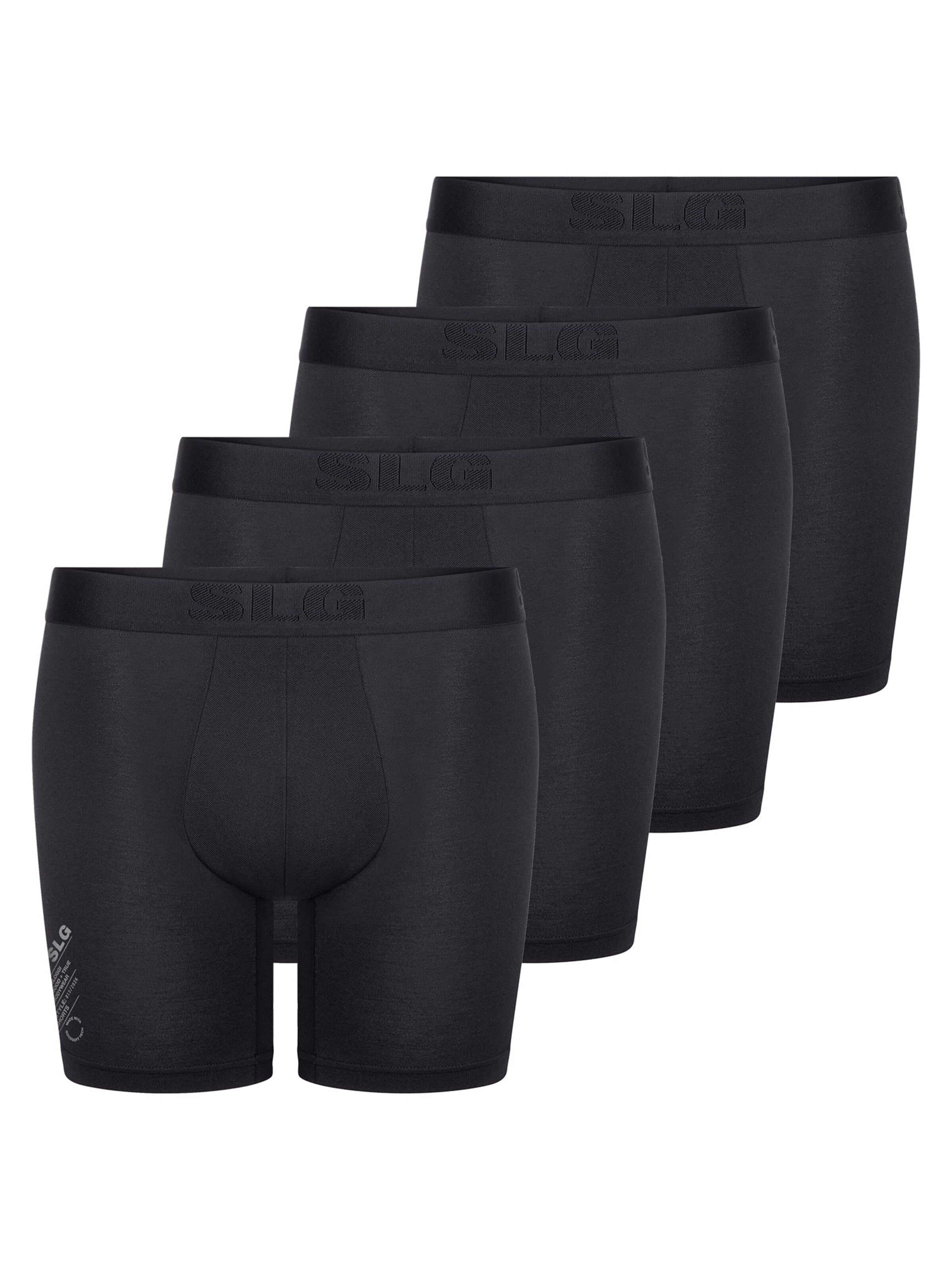 SLOGGI Boxershorts 'SLG Base Soft'‌‌‌ in Schwarz: Vorderseite
