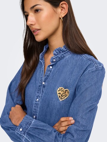ONLY - Blusa 'ONLWendy' en azul