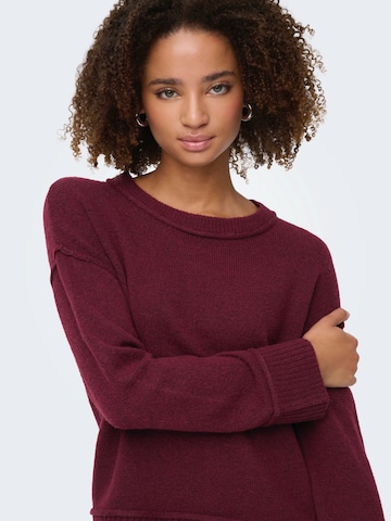 ONLY Pullover 'ONLHAZEL' i rød