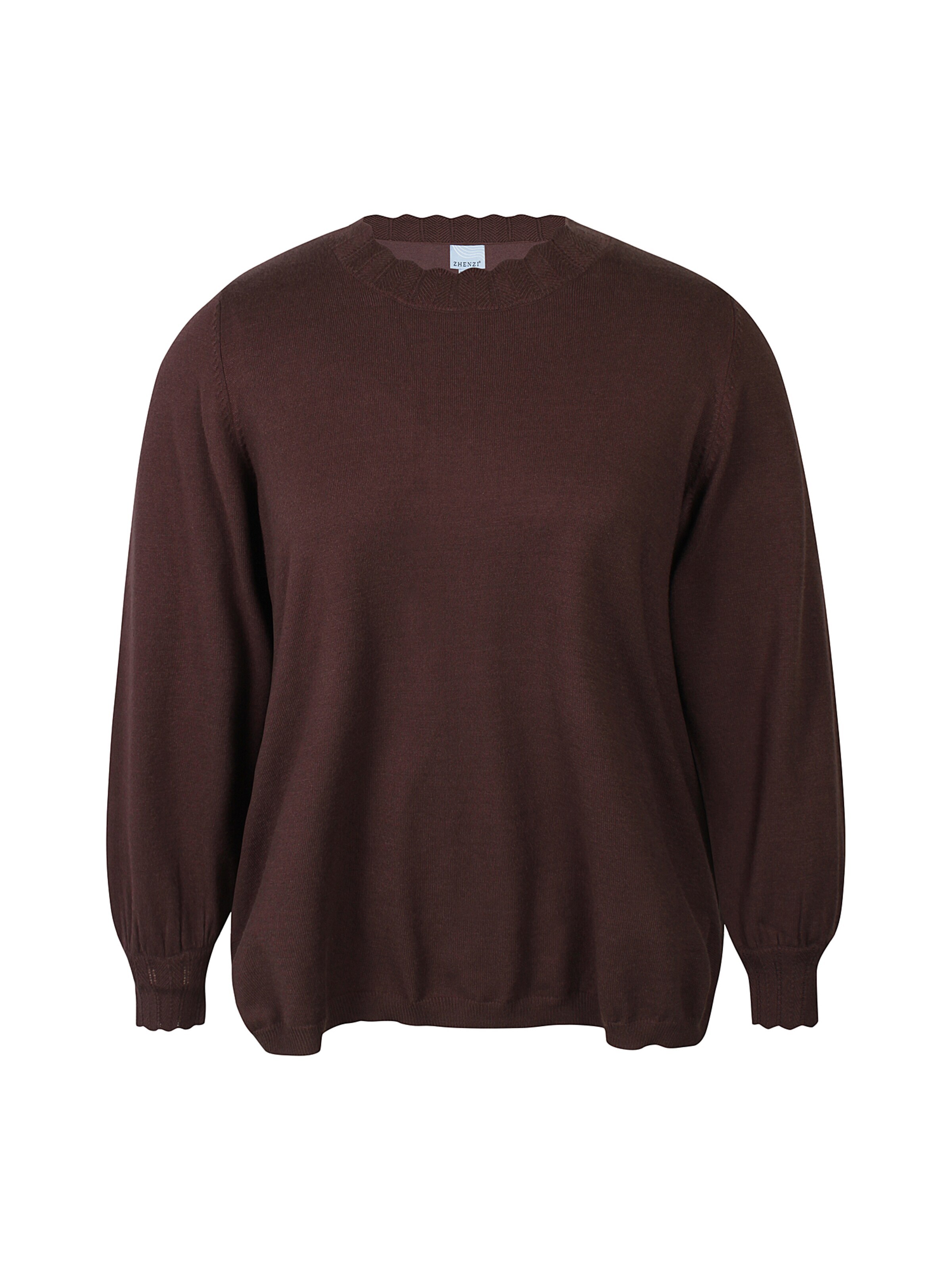 Zhenzi Sweater 'Kogle 1493' in Brown: front