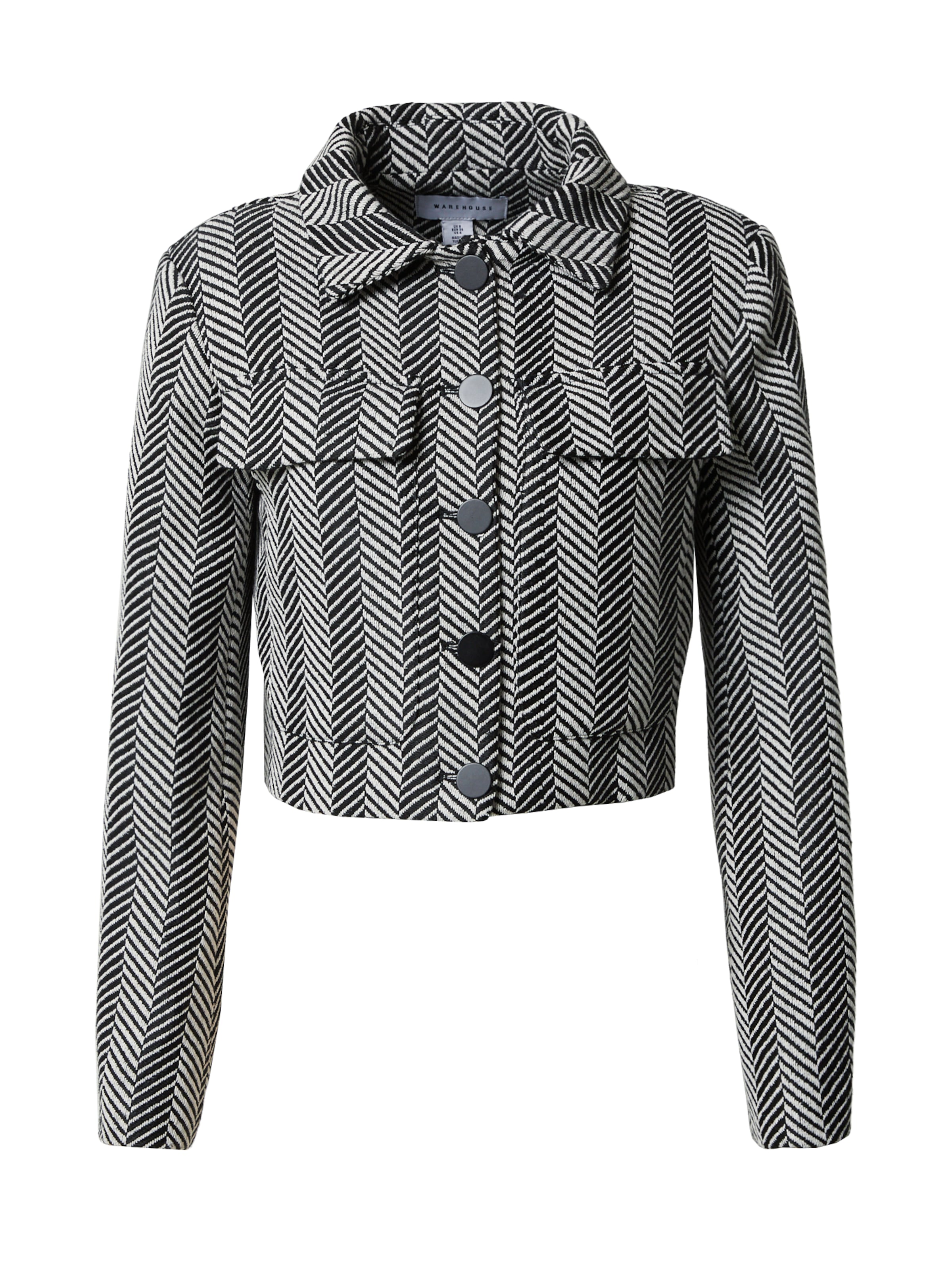 Warehouse Jacke in Grau: Vorderseite