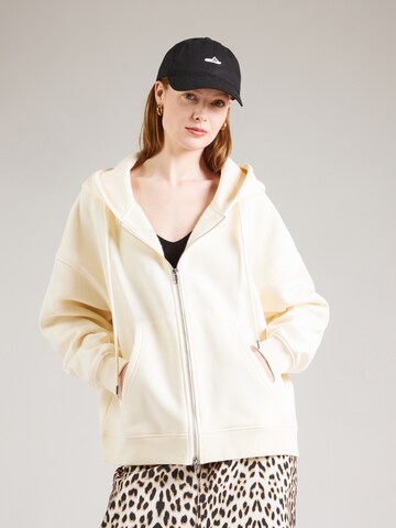 Giacca di felpa 'Chasing' di OH APRIL in beige: frontale
