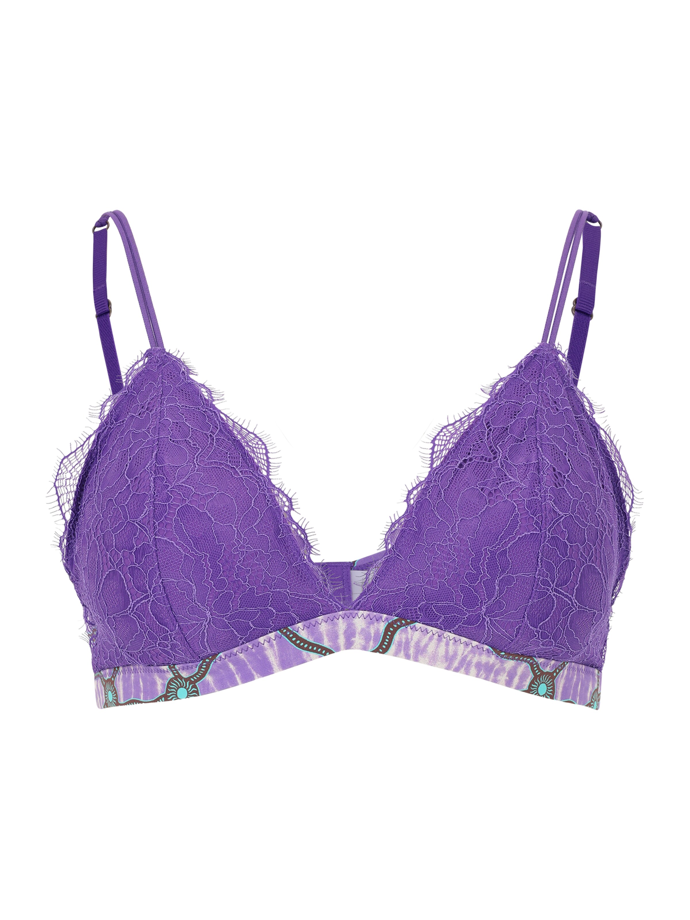 LOVE Stories Trojúhelníková Podprsenka 'Hazel' – fialová: přední strana